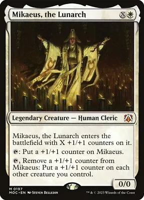 Mikaeus The Lunarch MTG March Of The Machine Commander Mythical NM X1 - Magic • $1.99