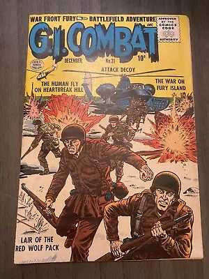 GI COMBAT 31 (Dec 1955) VG/FN 5.0 • $20.50