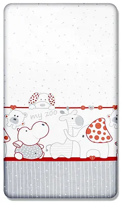 £7.49 • Buy 100% Cotton Fitted Sheet With Printed Design For Baby Cot Cotbed Junior Bed