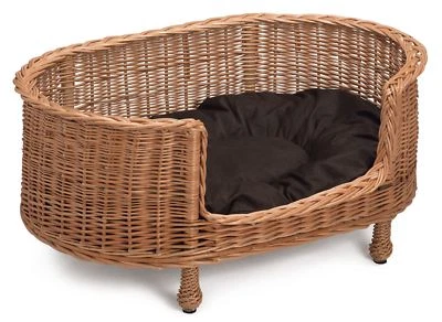 £111 • Buy Luxury Oval Wicker Dog Settee Medium