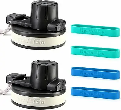 2 Pc Quick Release Flip Replacement Lids For Hydro Flask Wide Mouth 2 Extra Ring • $11.99