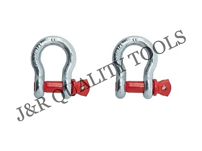 2 Pack 5/8  Bow Shackle Clevis Screw Pins Anchor Rope Cable Chain Rigging • $16.95