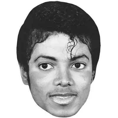 Michael Jackson (Moustache) Celebrity Mask Flat Card Face • $5.96