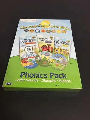 Phonics Pack: Meet The Phonics: Letter Sounds Digraphs & Blends 3-DVD Set - NIP • $20