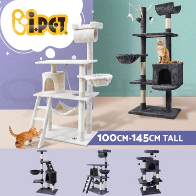 $79.95 • Buy I.Pet Cat Tree Tower Scratching Post Scratcher Wood Condo House Toys Bed Medium