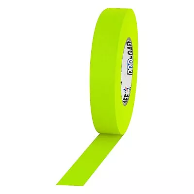 Pro Tapes Neon Pro Gaffer Tape Fluorescent Yellow  1  X 50 Yds. • $20