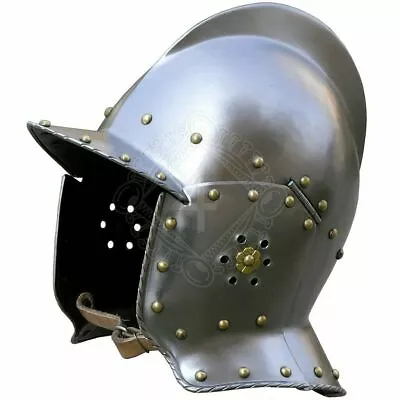 Medieval Burgonet Helmet Ancient Armor Helmet 18GA Halloween • $99