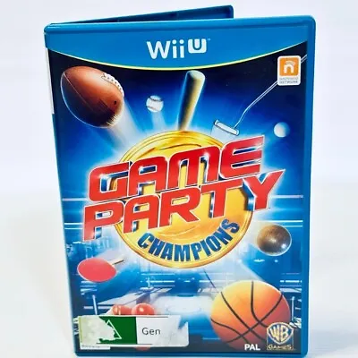 Game Party Champions Nintendo Wii U 2012 Party Classic W/ Manual • $7.99