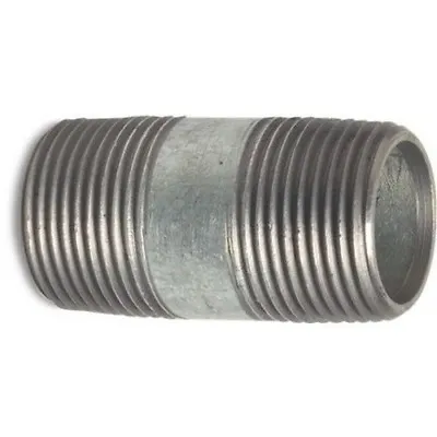 Galvanised Malleable Iron Pipe Fitting Barrel Nipple • £5.25