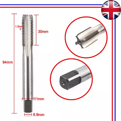 Metric Taps M14x 1.5mm Pitch Right Hand Thread Plug Tap Cutter HSS For Drill DIY • £28.99