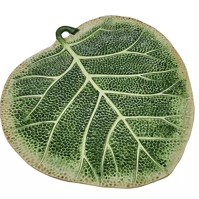 Large Cabbage Leaf Platter Green 12 Inch • $25.88