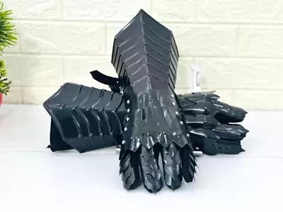 Medieval Nazgul Gloves Nazgul Gloves Set Ringwraiths Gauntlets LARP Armor • $76.50