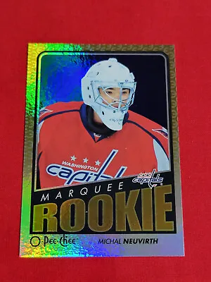 2009-10 O-Pee-Chee Michal Neuvirth Marquee Rookies Foil Rainbow Parallel #519 • $4.50