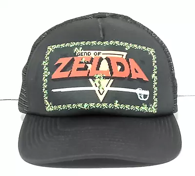 The Legend Of Zelda Nintendo Snapback Hat With Mesh Back OSFM Black • $7.99