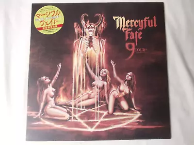 MERCYFUL FATE -9 Tour + Europe 2022 Original Orange Vinyl With Poster Metal LP • $12.99