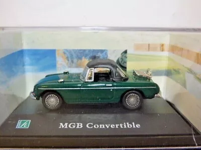 Hongwell 1/76th Scale 1962 MGB Convertible With Hood Up In Dark Green • $6.22