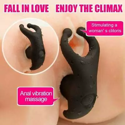 Penis Cock Ring Anal Vibrator Butt Plug Male Prostate Massager Sex Toys For Men • $11.95