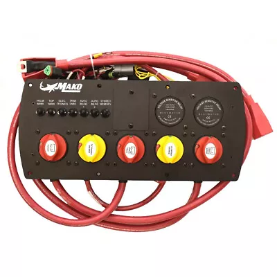 Mako Boat Battery Control Panel 303741 | 2021 W/ Breakers 12V 140A • $561.83