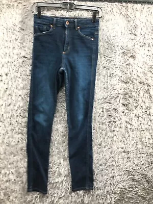 H&M Skinny High Waist Jeans Size 26 Womens Medium Wash Blue • $7.98