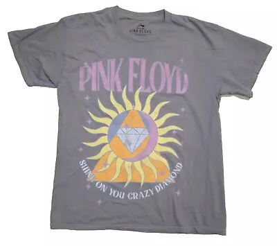 Pink Floyd Vintage Style Shine On You Crazy Diamond T-Shirt Size Medium Gray • $19.95