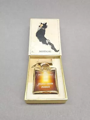 Rare Vintage 1960's Miniature Perfume Bottle Mistigri By Jacques Griffe Paris. • £15