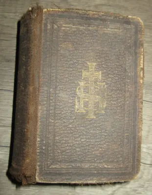 Antique Miniature Book The Manual Of Catholic Prayers 1884    P.J. Kenedy • $54.99