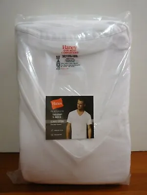 $54.99 • Buy Hanes 4-Pack Men's Big & Tall 100% Cotton V-Neck T-Shirts White