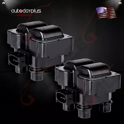 2 Ignition Coil Pack For 97-99 Ford F-150 4.6L V8 91-93 Ford Mustang 2.3L L4 • $35.59