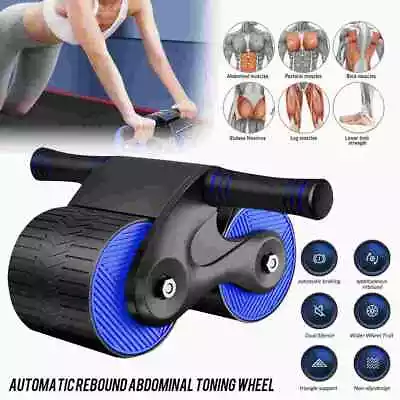 Ab Roller Machine Muscle Exercise Slider Waist Abs Abdominal Fitness Gym Workout • $20.99