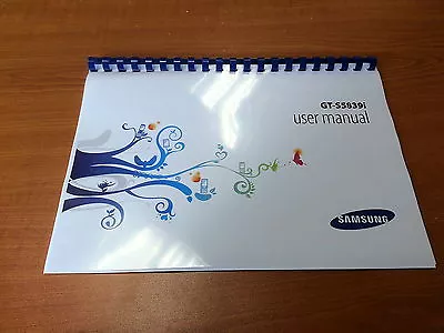 SAMSUNG GALAXY ACE GT-S5839i PRINTED INSTRUCTION MANUAL USER GUIDE 130 PAGES A5 • £13.99