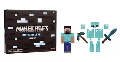 2022 SDCC Minecraft Diamond Level Steve Collector Action Figure Mattel • $49.99