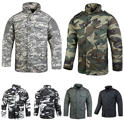 Mens Military Field Combat M65 Jacket Outdoor Hunting Winter Camo Coat Jacket • $76.99