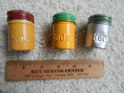 $7.95 • Buy Vintage KODAK Film Canisters Plus Film
