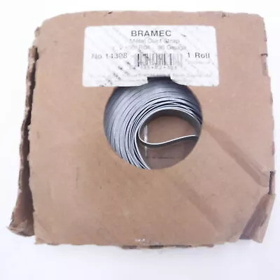 1  X 100' Roll  Bramec 26 Gauge Metal Duct Strap 14308 • $39.99