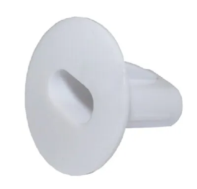 £6.75 • Buy 10 X Auline Double Twin White Wall Grommets TV Aerial Cable Entry Exit WF65 CCTV