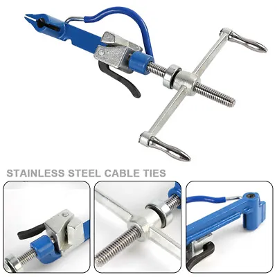 Manual Stainless Steel Strapping Pliers Binding Cutting Tool Strapper Packer USA • $23.50