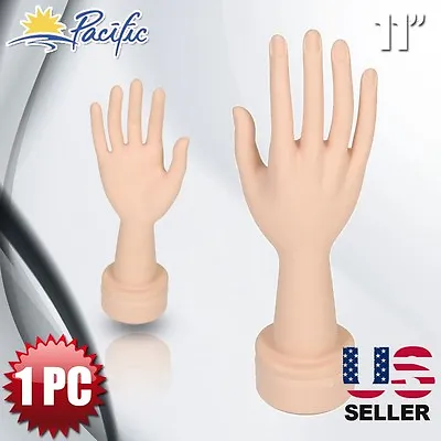 Mannequin Movable Flexible Hand Display Jewelry Bracelet Nail Ring Holder Right • $9.99