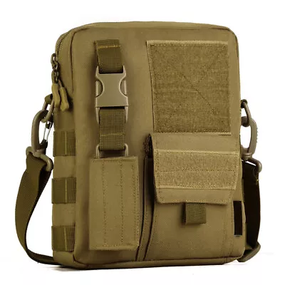 Mens Messenger Shoulder Bag Tactical Sling Bag Military Molle Crossbody Pack • $17.95