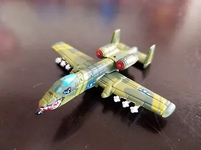 Micro Machines A-10 Thunderbolt Warthog Jet Plane -VGC- Tank Buster Green • $9