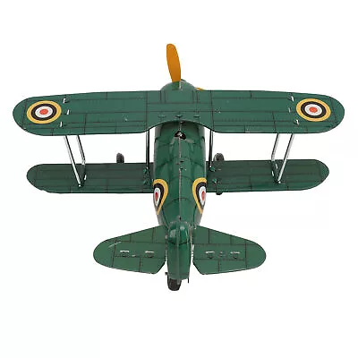 Vintage Wind Up Airplane Toy Tinplate Retro Clockwork Aircraft Figure Mini A PLM • $39.93