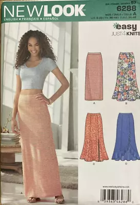 Simplicity New Look 6288 Misses' Maxi Skirts Sewing Pattern Size 8-20 Uncut • $4