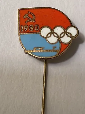 Lake Placid Olympics 1980 Russian Skating Team NOC Stick Pin • $11