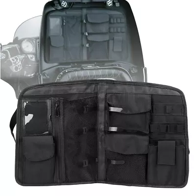 Motorcycle Trunk Lid Organizer Luggage Bag For Indian Chieftain Roadmaster Black • $42.98