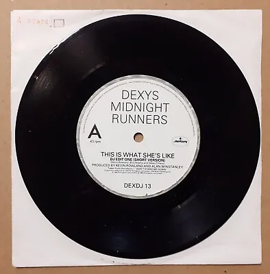 DEXYS MIDNIGHT RUNNERS This Is What She's Like UK 1985 Mercury 1-sided Acetate • £59.99