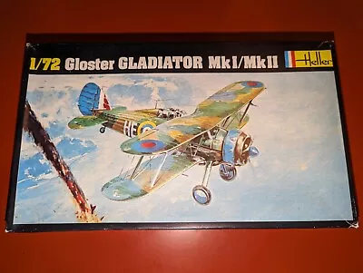 Heller 1/72 Gloster Gladiator MKI/MKII #270 Bi-wing Airplane Fighter • $7