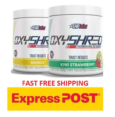 $113 • Buy Oxyshred Ehplabs Twin Pack | Weight Loss | Fat  Burning | Thermogenic | Genuine