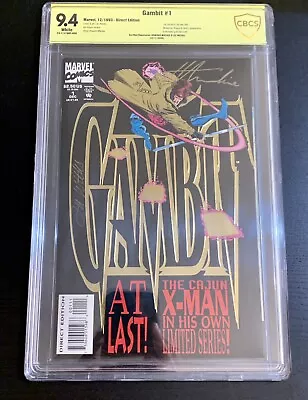 (*2x Signature Cbcs 9.4) 1993 Gambit #1 Marvel *signed Lee Weeks Howard Mackie🔥 • $174