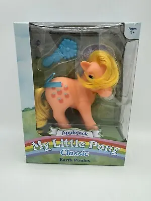 My Little Pony Basic Fun Classic Earth Ponies Applejack Retro Reissue REBOXED • $58.50