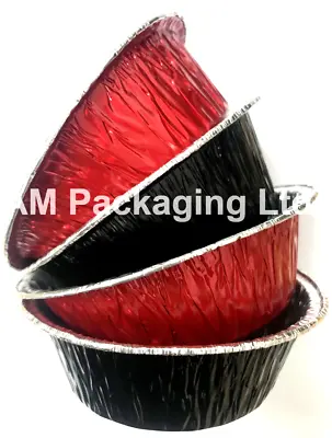 £155.40 • Buy ** Full Case 2200 Red Round Or Black Round Pukka Pie Foil Aluminium