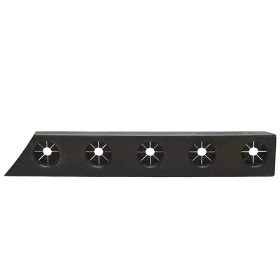 Tracker Boat Rod Holder Panel | W/ Gaskets 18 1/2 X 3 Starboard Black • $45.19